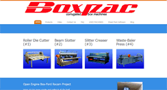 Desktop Screenshot of boxpac.com